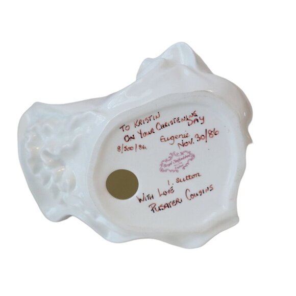 Vintage Royal Staffordshire Figurine Lady With Fan "Eugenie" Hand Painted - Picture 5 of 5